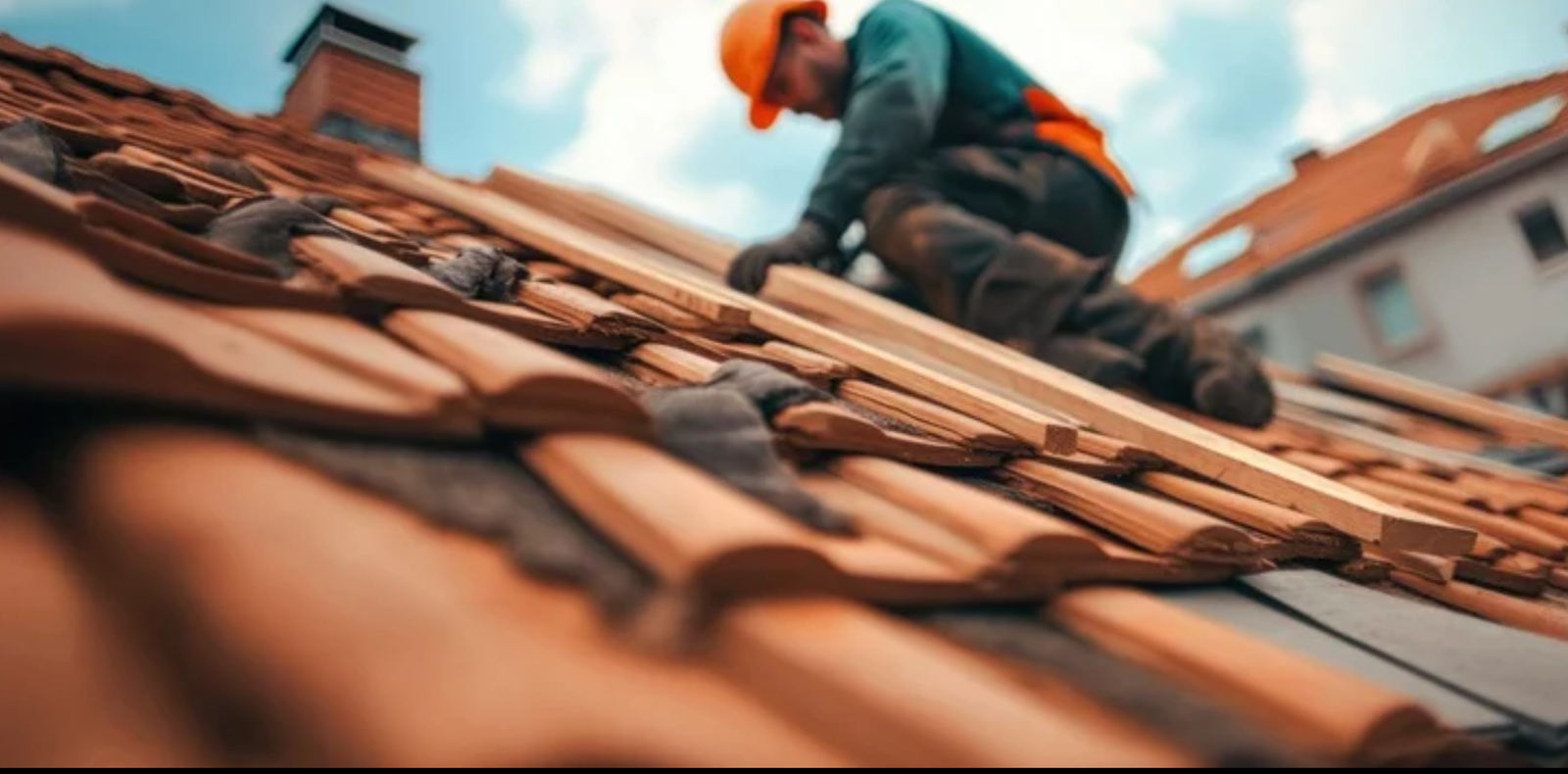 Remplacement de tuiles lors d’une rénovation de toiture à Genève
